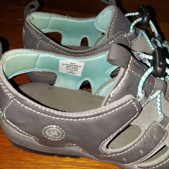 NORTHSIDE Women´s Sandals Burke II Sport Grey / AQua   Size 9 - Picture 7 of 7